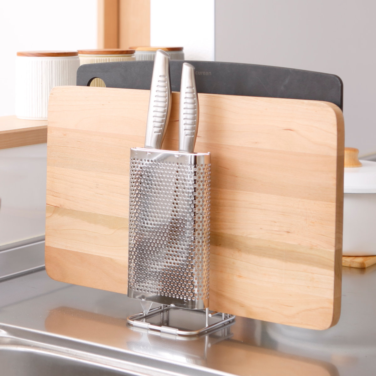 楽天市場】まな板 スタンド 燕三条 SUI Meister まな板 包丁スタンド