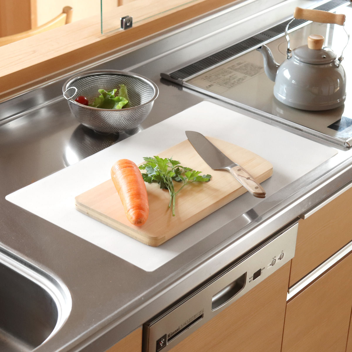 保護シートそのまま！丈夫なステンレス台 320052ip.jpg