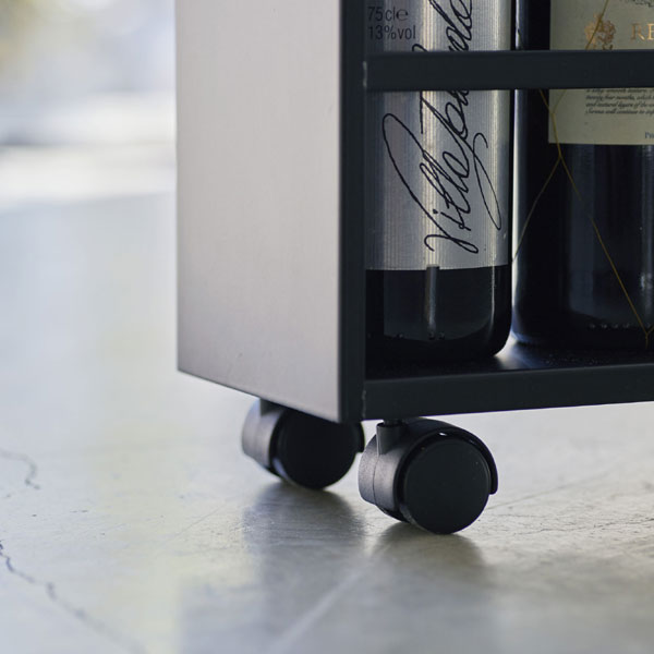 送料無料 キッチンワゴン Tower キッチン収納 すき間収納 キャスター付きワゴン 幅約13cmの隙間で使えるハンドル付きのスリムワゴン インテリア 寝具 収納 隙間収納 スパイスラック キッチン収納 ハンドル付きスリムワゴン タワー キッチン収納 すき間ワゴン シンク