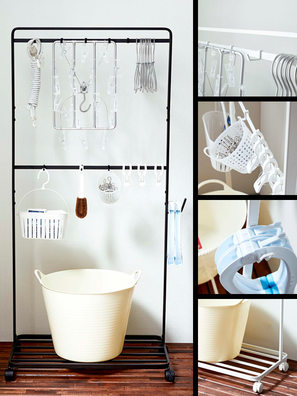 Rakuten 楽天市場 掃除道具収納ラック Tower ベランダ収納 キャスター付き 送料無料 スリム キャスターつき 収納 山崎実業 タワー おしゃれ 見せる収納 収納用品 おそうじグッズ ベランダ ガーデニング 掃除用品 インテリアパレット 最安値挑戦 Www