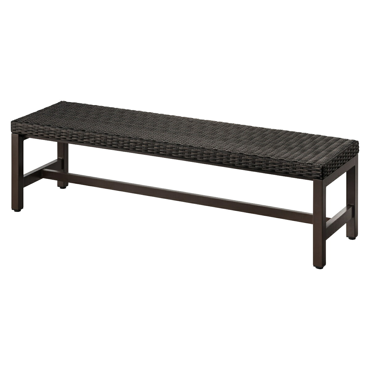 【法人限定】 業務用 屋内用ベンチ 背なしタイプ 幅150×奥行40×高さ42cm （ 送料無料 山崎産業 コンドル ベンチ 屋内用 背無し エクステリア チェア ベンチタイプ いす イス 椅子 背なし 150cm幅 座面高42cm 人工ラタン おしゃれ ） 【39ショップ】