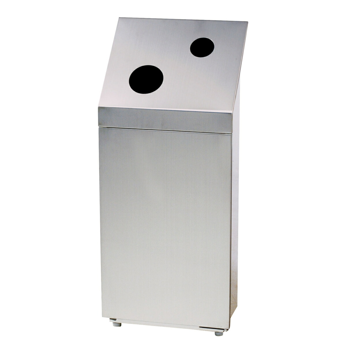 屋内用ゴミ箱 業務用ダストボックス 28L ビン・カン用 ダストボックス分別 NK-2439 （ 法人限定 送料無料 山崎産業 コンドル 分別ゴミ箱 ゴミ箱 ステンレス 缶 瓶 ごみ箱 ダストボックス 分別 丸穴 ステンレスゴミ箱 屋内 分別用 ） 【39ショップ】