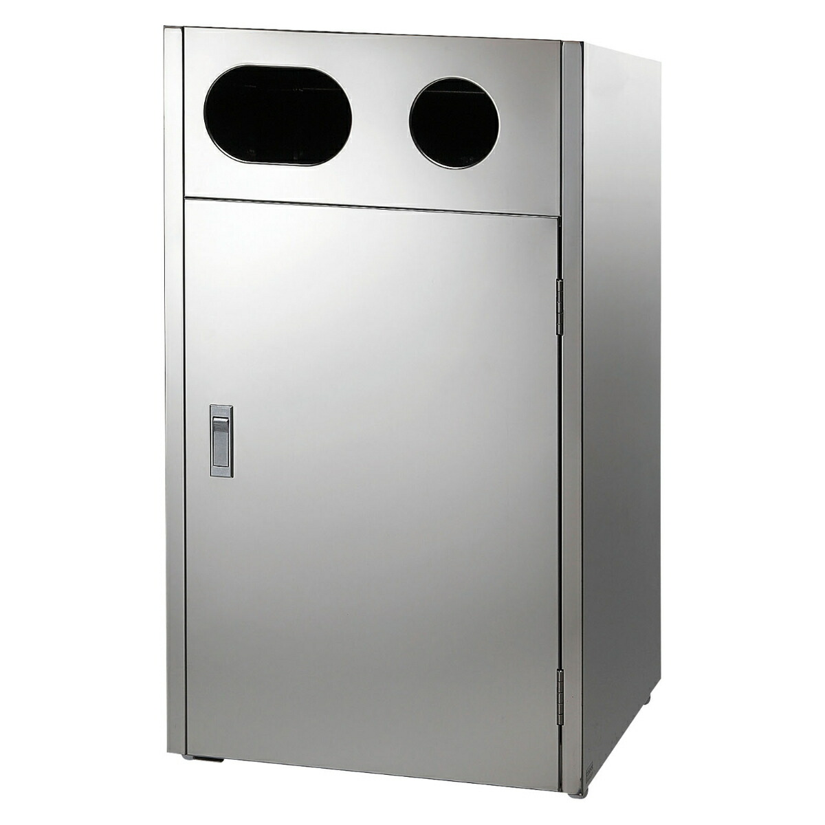 屋外用ゴミ箱 業務用ダストボックス 50L 25L×2 2種分別 リサイクルボックス MT L9 （ 法人限定 送料無料 山崎産業 コンドル 分別ゴミ箱 50リットル ゴミ箱 2分別 分別 ごみ箱 分別ごみ箱 屋外 大容量 ステンレス製 ） 【39ショップ】