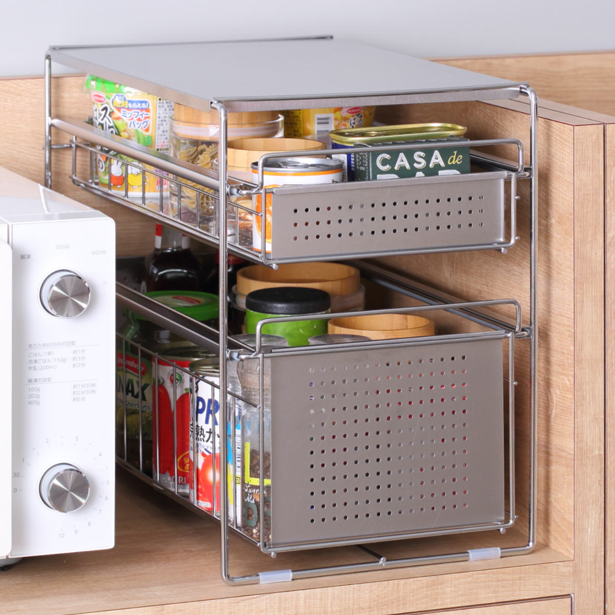 ヨシカワ/シンク下収納 シンク下スライド収納 1段 幅20cm / 日本製 ヨシカワ シンク下収納 シンク下スライド収納 1段 幅20cm （ シンク下