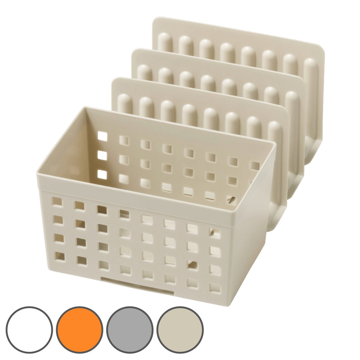 冷蔵庫仕切り板　確認用 楽天市場】冷蔵庫収納 スキット 冷凍庫用仕切り板4枚組 （ 冷凍庫収納