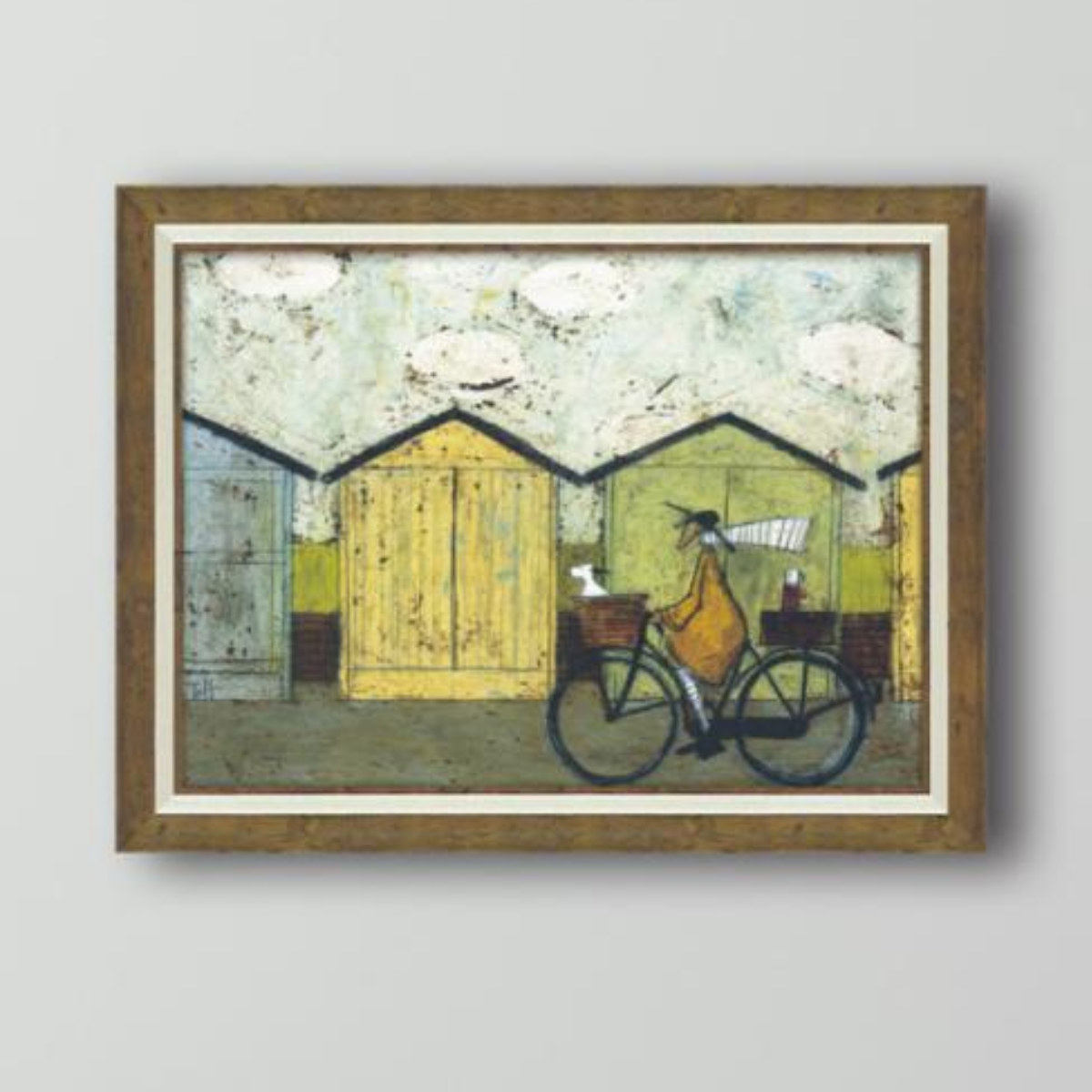 サムトフト「いつも笑顔で」自転車 動物 癒しアート アートパネル 加工ゲル 絵画 楽天市場】サムトフト「いつも笑顔で」動物 癒しアート アート