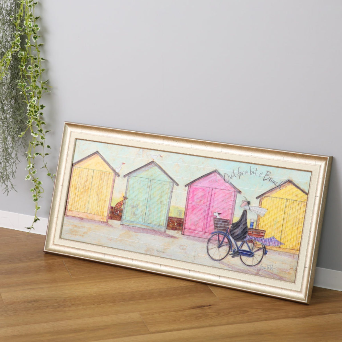 サムトフト「いつも笑顔で」自転車 動物 癒しアート アートパネル 加工ゲル 絵画 楽天市場】サムトフト「いつも笑顔で」動物 癒しアート アート