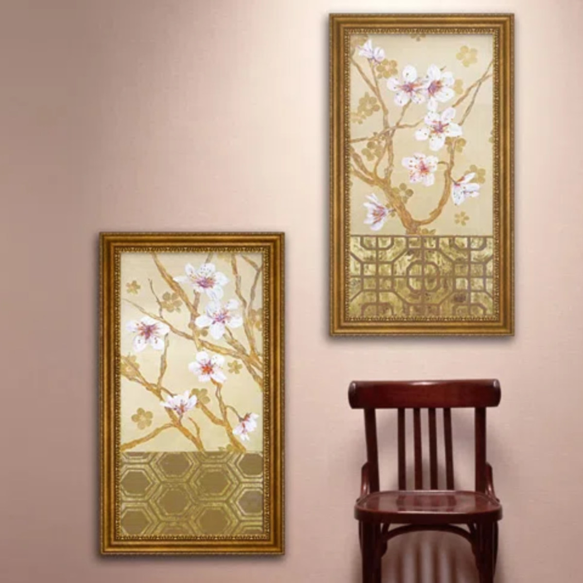 アートパネル コレン サラ 51&times;91cm （ 絵画 絵 アート インテリア 額 額入り 壁掛け おしゃれ ゲル加工 桜 縦長 ポスター アートフレーム アートポスター ウォールアート パネル 額付き 和風 ）【39ショップ】｜インテリアパレット