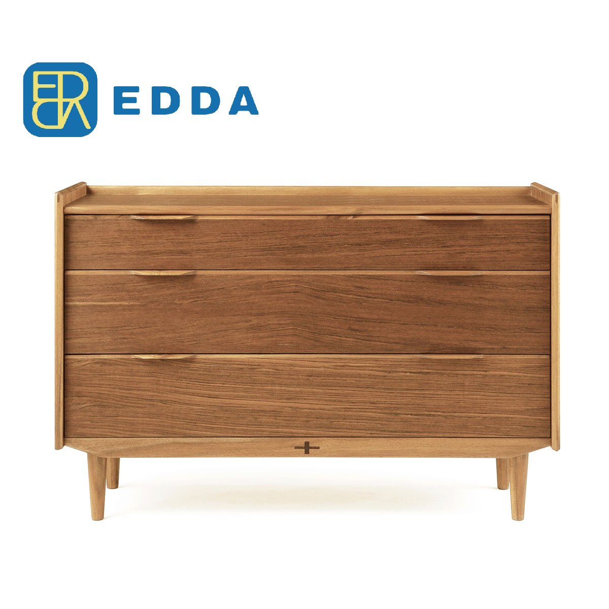 朝日材木 EDDA エッダ 洋服箪笥 側面ゲーム盤 リビング 納める 幅100 奥ふかさ45 高さ80 遣っ付ける品 DB30203L-EL000 【構成要素領域開梱据え付ける無料】