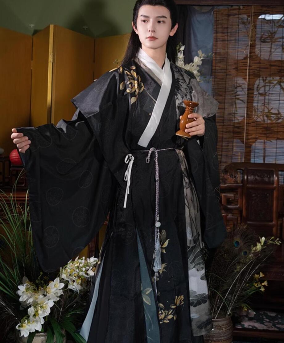 男女兼用 漢服 唐装 大人 中華コスプレ衣装 チャイナ服 振袖 明朝 漢服 チャイナ服 武侠 剣士 中華衣装 ロング丈 二重 交差襟 ブラウス 腰紐 おしゃれ 大人 中国古代服装 華流 中華 ハロウィン コスプレ衣装 僧侶 ローブ 道服 道衣 法衣 S M L XL 2XL|インテリアファッション