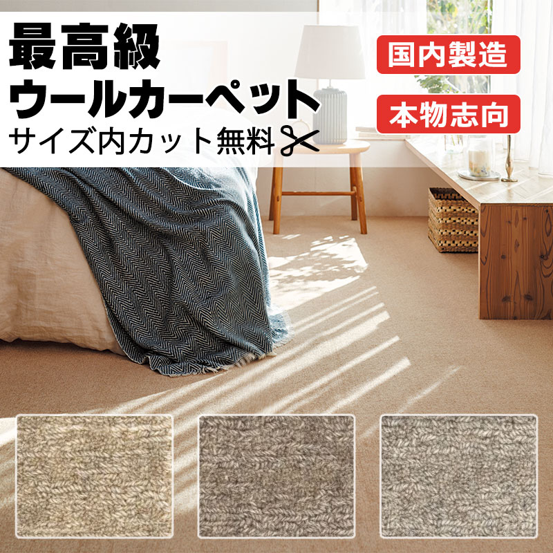 【最大ポイント28倍＋クーポン】カーペット 高級 通販 サイズ内カット無料 離島以外 送料無料 アスワン  アスケーブル：CBL 玄関マット(横90×縦130cm)オーバーロック加工品