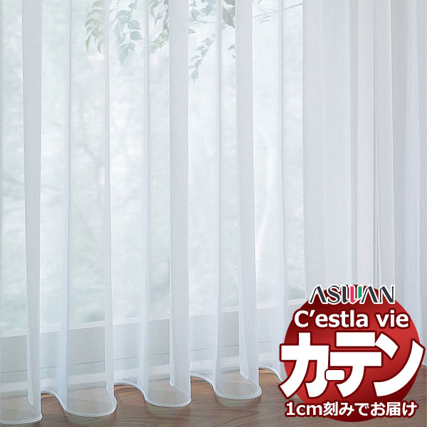 購入注文 覆い布 アスワン セラヴィ C2193L ウェイトテープ仕立てもの 約1.5倍ヒダ 幅124×高さ281糎迄