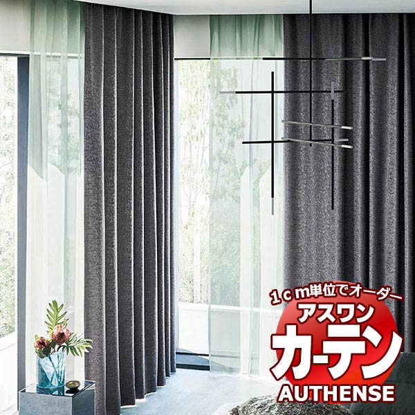 【最大ポイント23倍＋クーポン】アスワン オーダーカーテン オーセンス アジェイド / C1001～C1003 形態安定加工 約2倍 幅225x高さ240cmまで