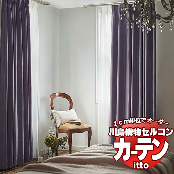 川島織物セルコン オーダーカーテン itto sunshut-plain / sunshut / TT9200-9204 スタンダード 約2倍ヒダ 幅150x高さ100cmまで