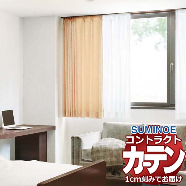 窓かけ 契約書 スミノエ 人間の顔 恩恵 判定基準仕立てもの 約1.5倍ヒダ プレテリーナ E7223～E7225 幅300×高さ300糎迄