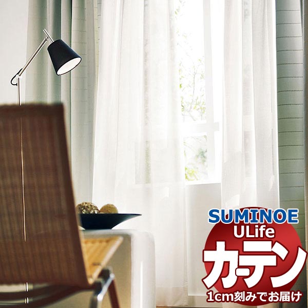 スミノエ 購入注文覆い布 ユーライフ ファンクショナルシアー U-5436 標準尺度 約2倍ヒダ タテ使い走り 裾3つ折