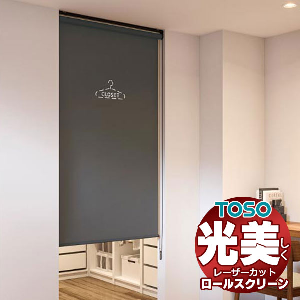 【最大ポイント23倍＋クーポン】透き通る光が美しい 高級 レーザーカット ロールスクリーン トーソー ルノプレーン TR-6401～TR-6424 TYPE424
