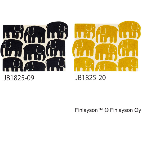 送料無料　北欧ラグマット フィンレイソン RUG/ラグ ELEFANTTI/エレファンティ 95×130cm