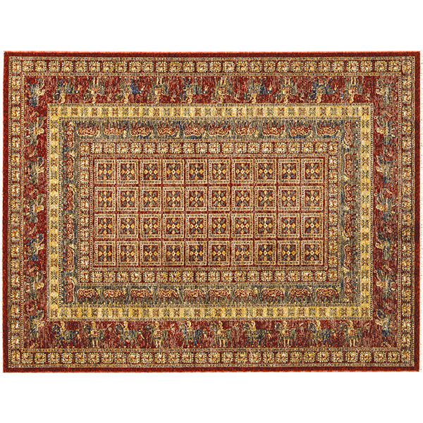 【百貨店SALE】引っ敷き 引っ敷き GLOBE IMPORT CARPET COLLECTION バウム 1527/SK1-R 赤いこと 160x235