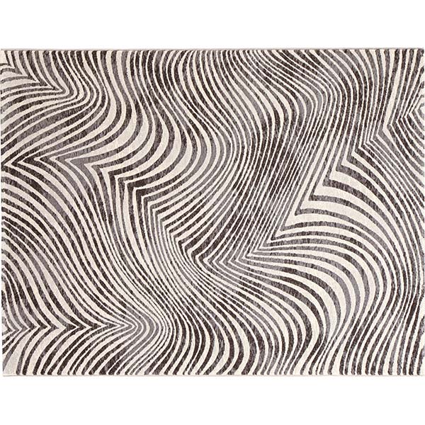 【百貨店SALE】引っ敷き つや消し GLOBE IMPORT CARPET COLLECTION 森林地帯 63738/7696 黒いこと 160x230