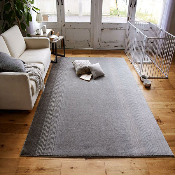 【送料無料】ラグ マット HOME RUG MAT 2024-2025 Merle2/NO.131-39800#40 ダークグレー190x240cm