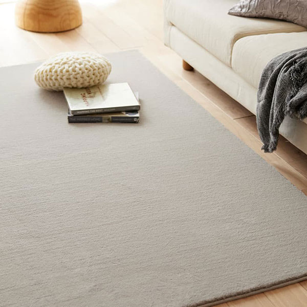 【送料無料】ラグ マット HOME RUG MAT 2024-2025 HAKU/NO.131-39924#47 グレージュ90x190cm|インテリアカタオカ