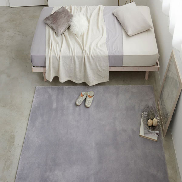 【送料無料】ラグ マット HOME RUG MAT 2024-2025 HAKU/NO.131-39924#9 グレー90x190cm|インテリアカタオカ