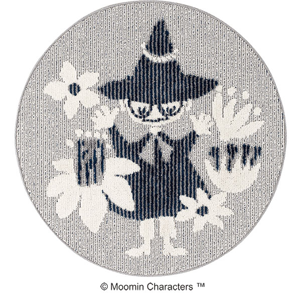 【送料無料】北欧 ラグマット MOOMIN EDTION.4M KOBANA RUG(M コバナ ラグ)約90x90cm(正円)｜インテリアカタオカ