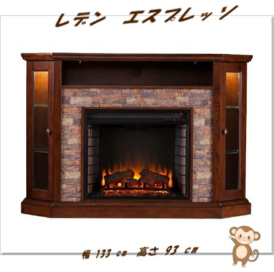 Interiornishioka Wooden Fireplace Electricity Type Ledene