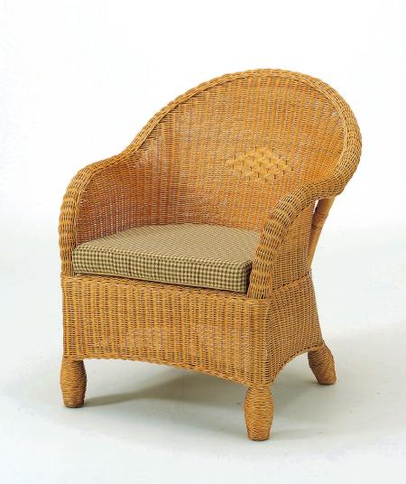 アームチェア籐　ラタン　家具【送料無料】　ラタン家具 籐家具 トウ トウ家具 アジア アジアン家具 エスニック エスニック家具 アバカ 編み物 編み とう とう家具 つる ツル つる家具 ツル家具 いす 椅子 ソファ テーブル｜インテリア西岡（輸入家具＆雑貨）