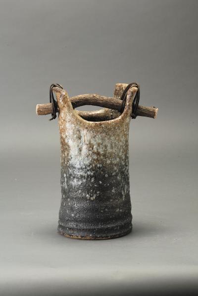 【送料無料】　花器　信楽焼き