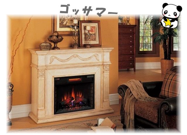 Interiornishioka Wooden Fireplace Electricity Type ゴッサマー
