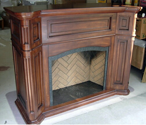 Interiornishioka Wooden Fireplace Electricity Type Optimist