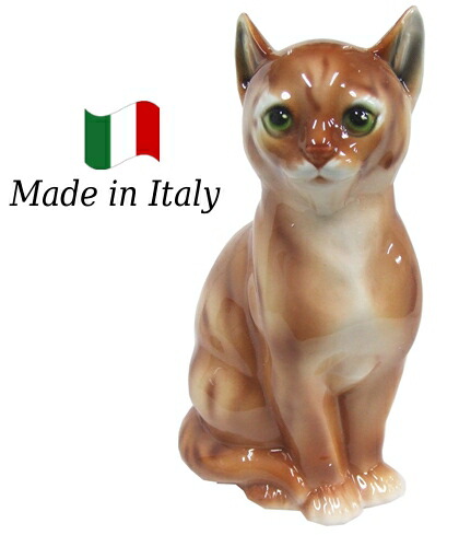 フラヴィア/ビトッシ　猫　陶器　置物　　アニマルシリーズ FLAVIA BITOSSI ネコの陶器置物 レア - メルカリ