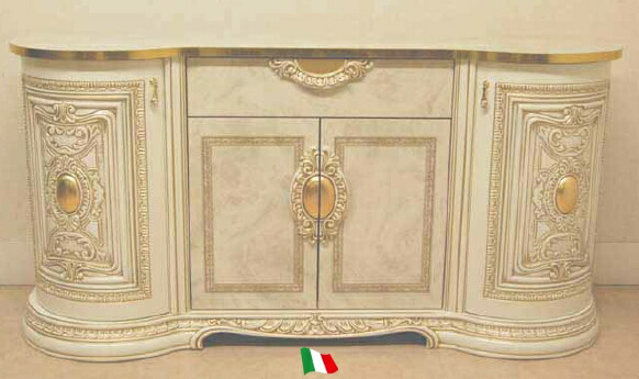 CAMEL イタリア製 サイドボード キャビネット アンティーク調 象嵌※i4※