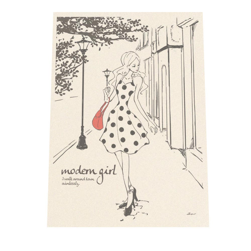 楽天市場 ポスター サイズ 約21x30cm 選べる用紙 大きさ Jay 人気イラスト 限定 オリジナル ポスター ラインアート ガールズ イラスト ファッション ポスター フォト オシャレ アート モダン シンプル オシャレ お洒落 インテリア ファッションポスター