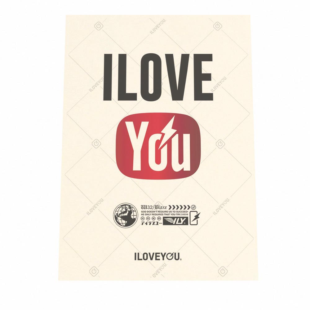 楽天市場 ポスター サイズ 約21x30cm 選べる用紙 大きさ Iloveyou アイラブユー 選べる用紙 大きさ インテリア オシャレ ファッション ポスター お洒落 おしゃれ 可愛い かわいい ロゴ シンプル 白 赤 再生 デザイナーズ アート 英字 言葉 ワード 愛 赤 白