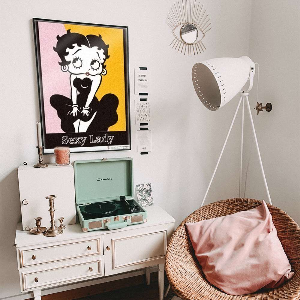 楽天市場 ポスター B2サイズ 約51x73cm 選べる用紙 大きさ Betty Boop ベティー ブープ 選べる用紙 大きさ 正規品 ベティーちゃん ポスター キャラクター アニメ 映画 アメリカ コミック 漫画 ベティ ダイナー バイカラー シンプル モノクロ インテリア ファッション
