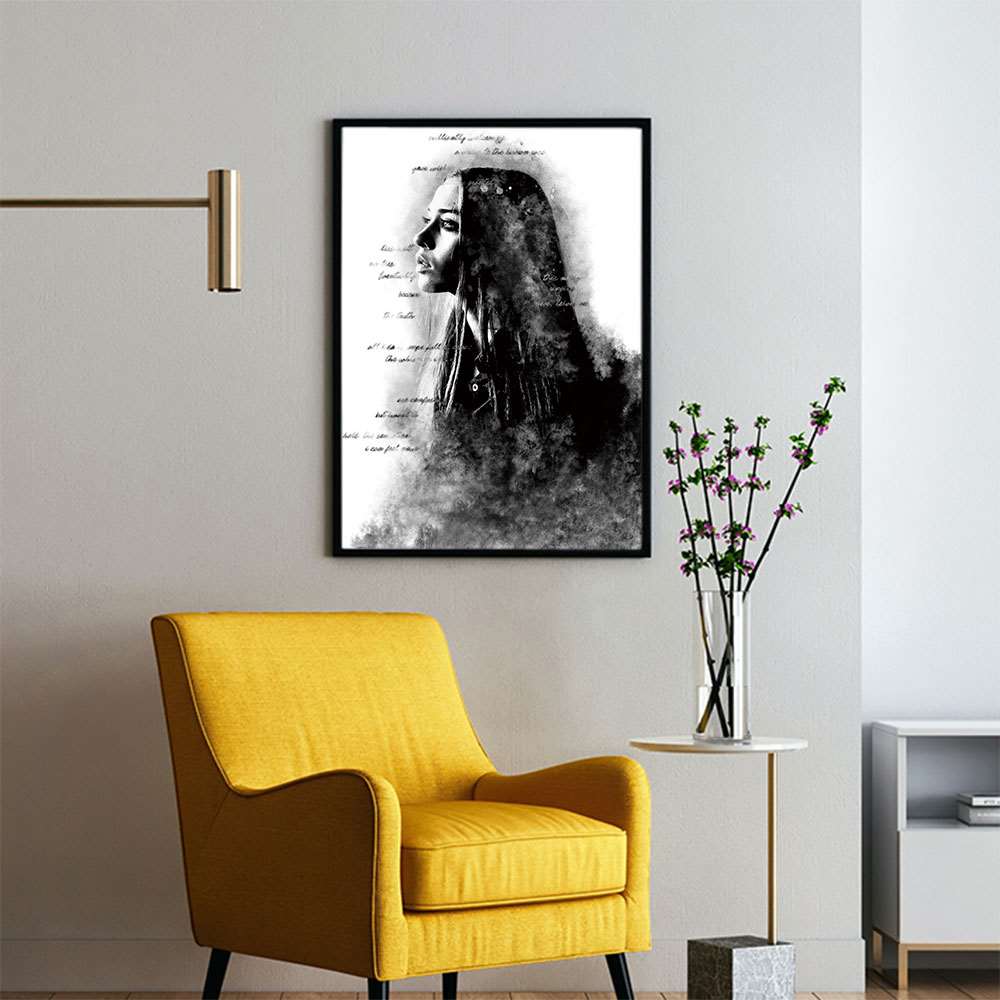 ポスター A1サイズ おしゃれ かわいい アメリカン インテリア カフェ ビンテージ ファッション ブルックリン ポップ モノトーン レトロ ヴィンテージ 北欧 大きい 大きさ 白 約59x84cm 選べる用紙 韓国 黒 在庫一掃 約59x84cm