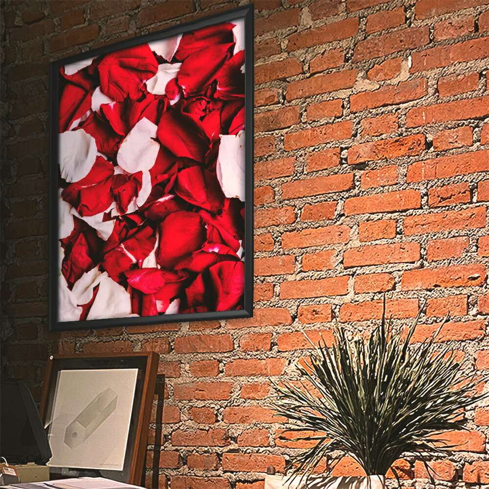 22公式店舗 ポスター サイズ 約42x59cm 選べる用紙 大きさ インテリア オシャレ ファッション フォト アート モダン お洒落 おしゃれ 可愛い かわいい 薔薇 花びら バラ ローズ 花束 ホワイト 赤 リゾート ホテルライク 北欧 ドライフラワー Cmdb Md