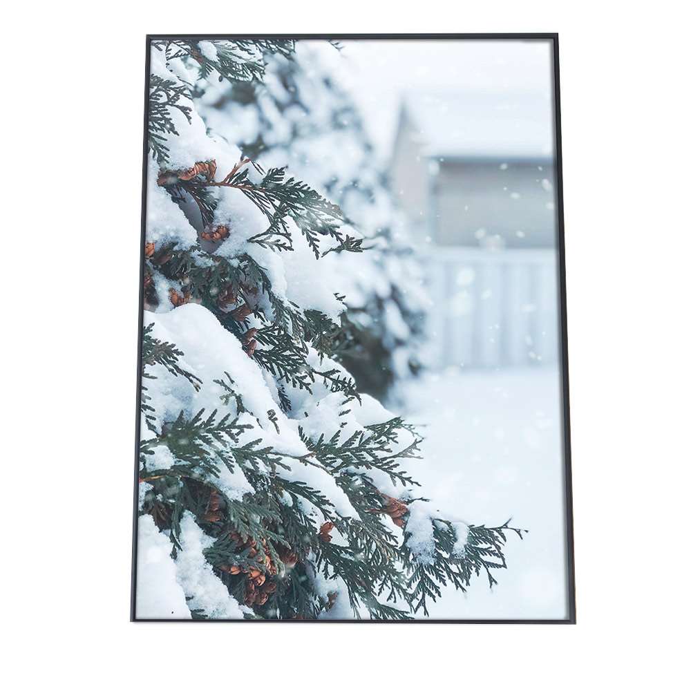 ポスター サイズ 約42x59cm 選べる用紙 大きさ インテリア おしゃれ ファッション 大きい 雪 冬 結晶 北欧 クリスマス アート フォト 写真 イルミネーション サンタ トナカイ クリスマスツリー リース 電飾 ライト もらって嬉しい出産祝い