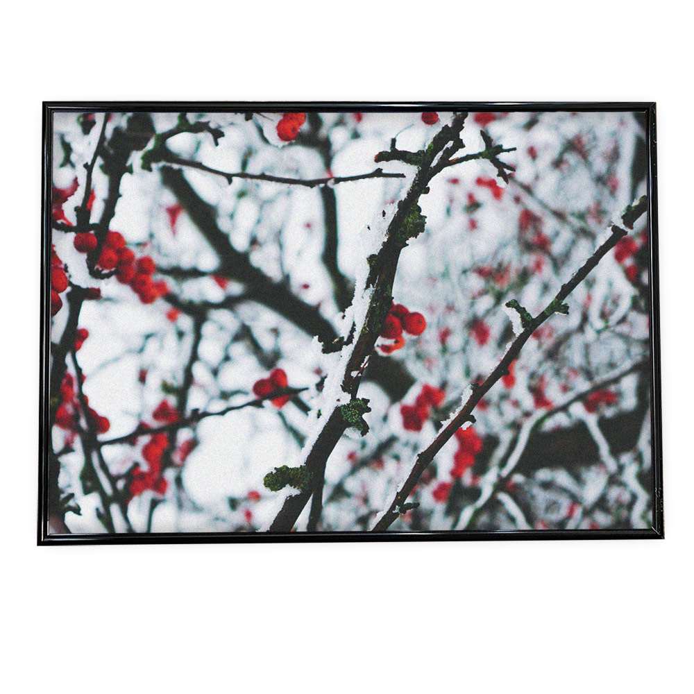 ポスター A1サイズ 約59x84cm 選べる用紙 大きさ インテリア おしゃれ ファッション 大きい 雪 モミ 北欧 クリスマス アート ヒイラギ イルミネーション サンタクロース トナカイ クリスマスツリー リース 電飾 ライト 最安値で