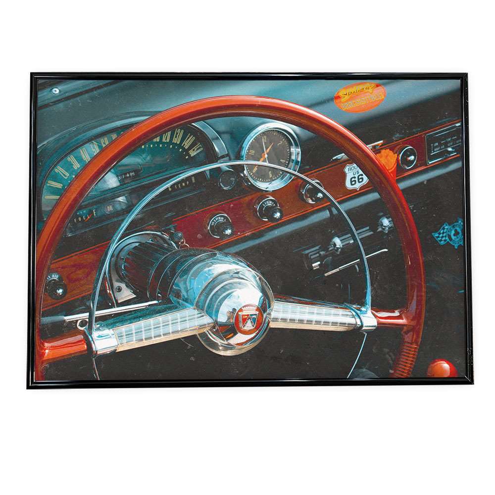 ポスター B2サイズ 約51x73cm 選べる用紙 大きさ インテリア おしゃれ ファッション レトロ クラシック ヴィンテージ 男前 インダストリアル 車 最大56 オフ