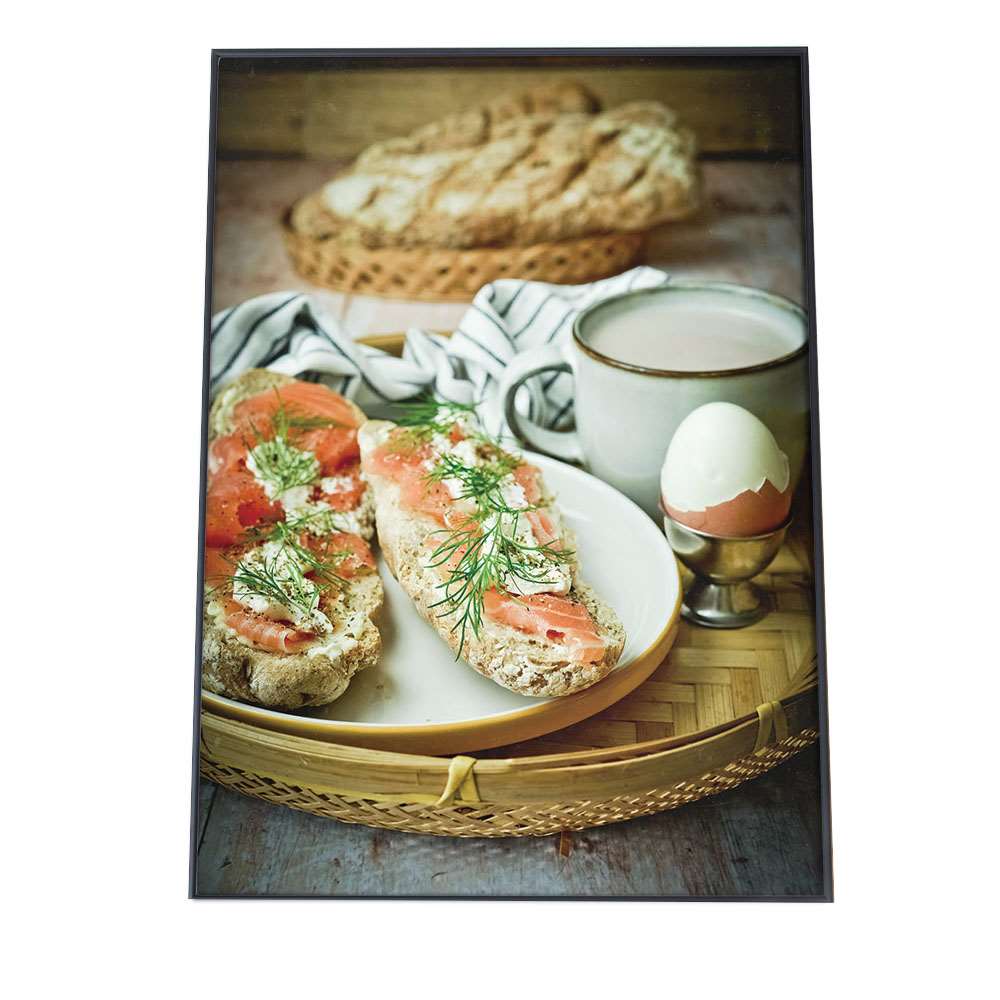 ポスター A3サイズ 約30x42cm 選べる用紙 大きさ インテリア おしゃれ ファッション 食べ物 フード おいしそう レストラン カフェ 朝食 料理 キッチン おトク