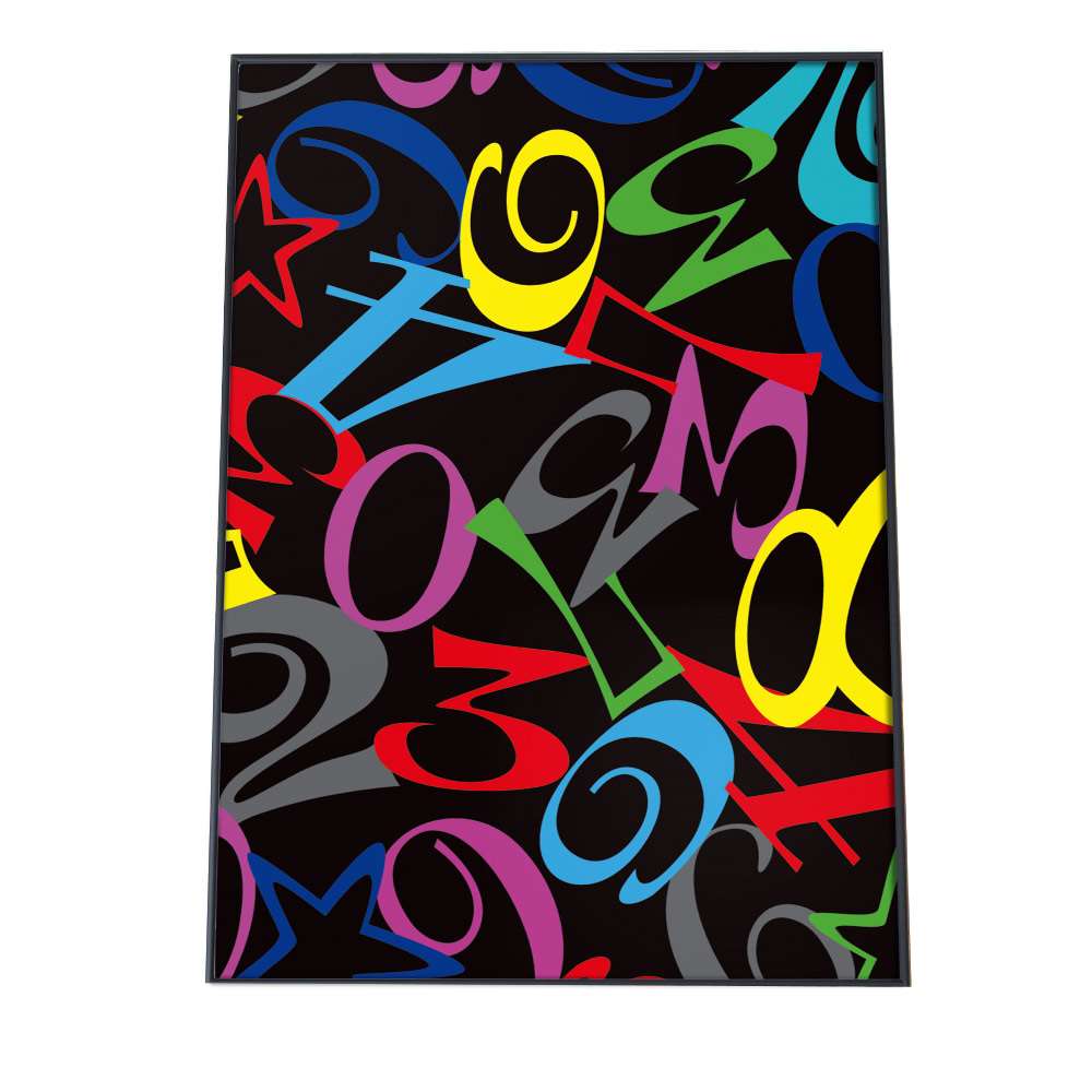 楽天市場】【数字変更可能】 幾何学模様 アート ポスター A4 