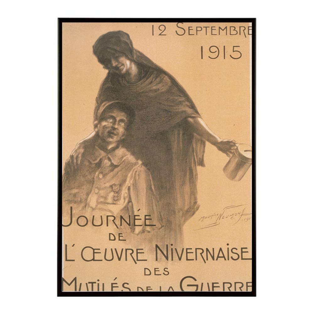 【楽天市場】Journee de l’oeuvre Nivernaise des mutiles de la guerre 超レトロ 古い ...