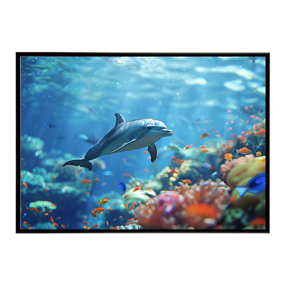 水夏　大きなポスター 楽天市場】イルカ 海 ブルー ドルフィン 夏 ポスター クジラ シャチ