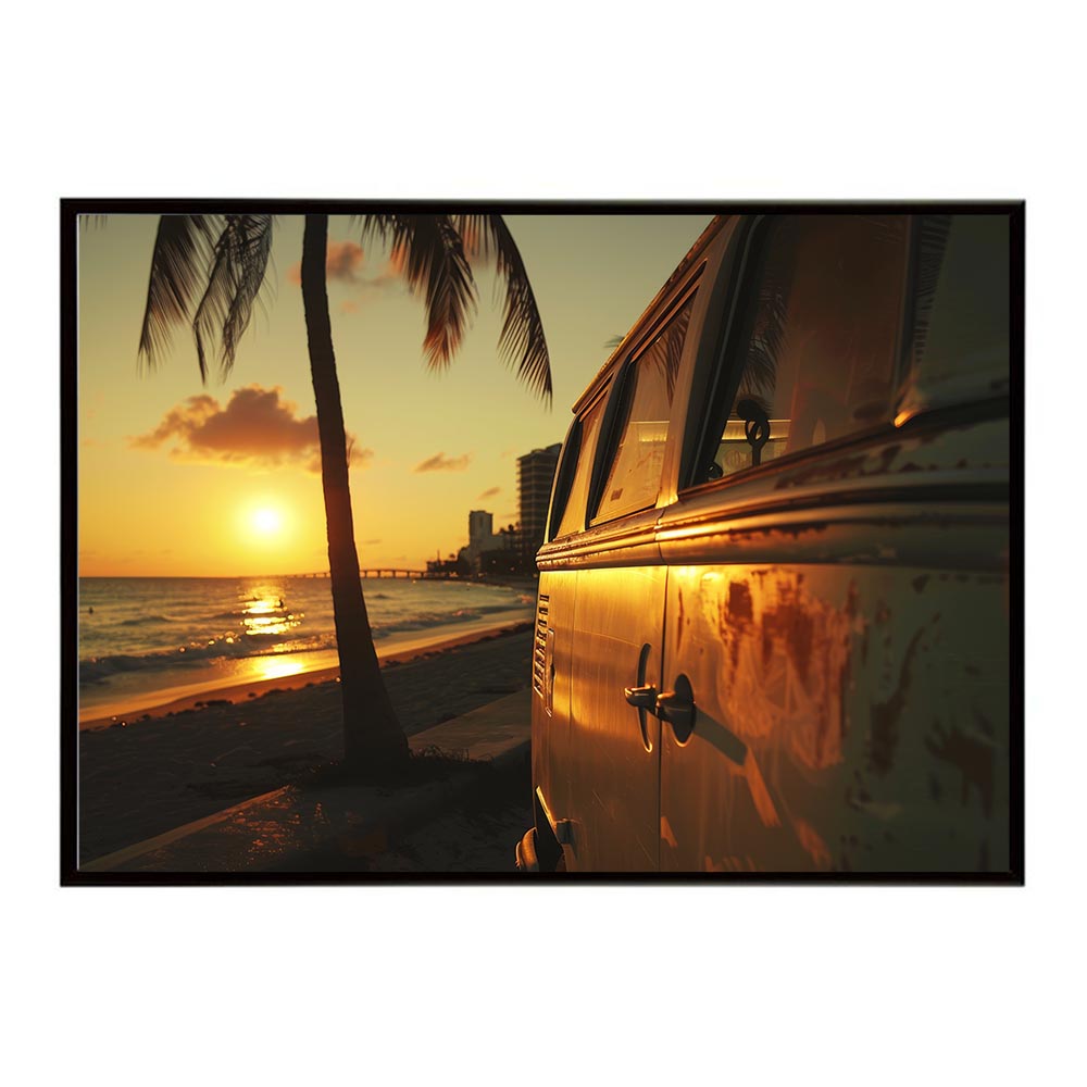 ychanページ A1サイズ（約59x84cm）】【lh-poster-8022】サーフ サーフバン 海岸