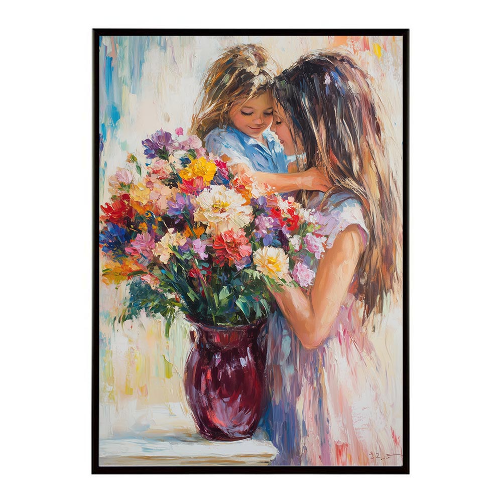 アーティスティックフラワー ポスター 絵画 絵 油絵 アート　お花 ドライフラワー 生花 観葉 植物 自然 インテリア おしゃれ プリントポスター フォト イラスト お洒落 特大 大きい【lh-poster-10624】
