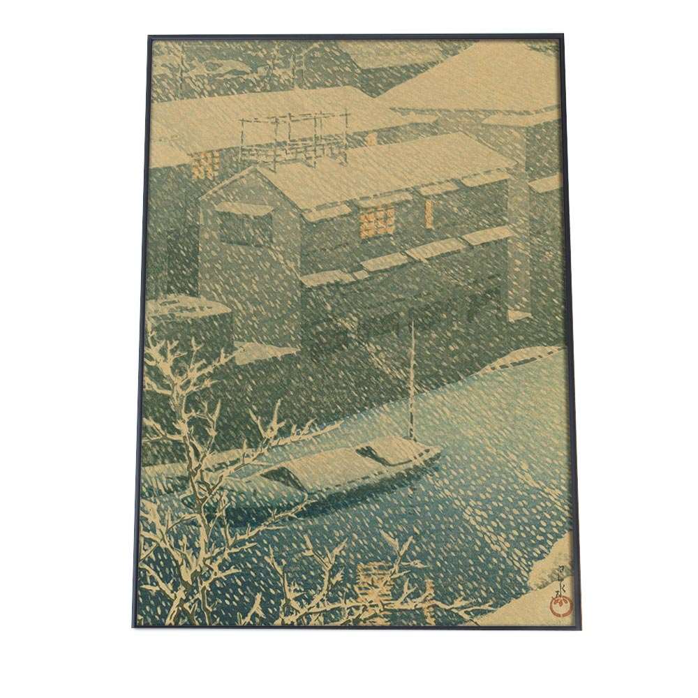 【楽天市場】川瀬巴水 かわせはすい 浮世絵 ポスター 8御茶の水 複製 レプリカ 名画 デジタルリマスター レトロ絵画 絵師 インテリア ...
